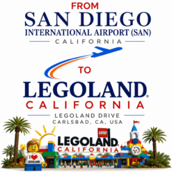 san diego airport to legoland