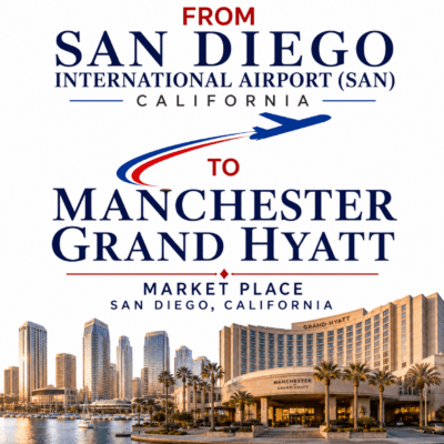 San Diego airport to Manchester Grand Hyatt