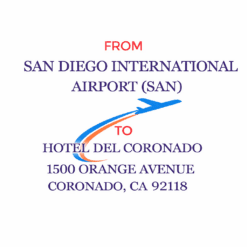 San Diego airport to Hotel del Coronado black car service