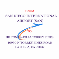 san diego airport to hilton la jolla torrey pines black car service