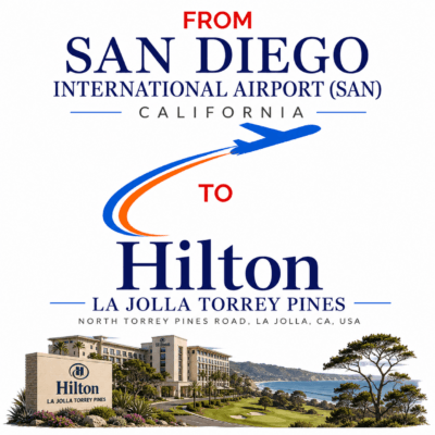 san diego airport to hilton la jolla torrey pines black car service